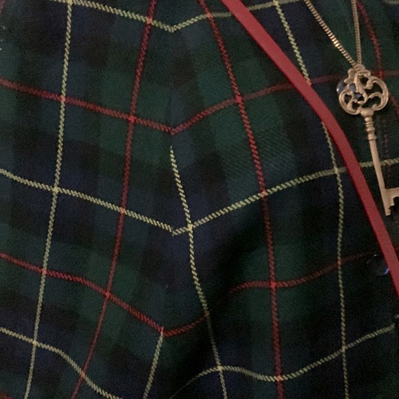 Vintage Plaid Poncho - Picture 2 of 5